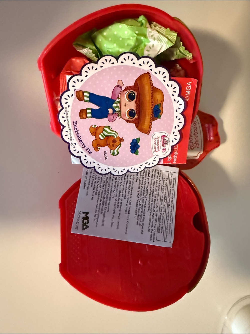 L.O.L. Surprise! Huckleberry Pie Mini Doll Playset - Red, Green, Pink